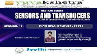 Class 12 | Sensors and Transducers | Department of computer Science