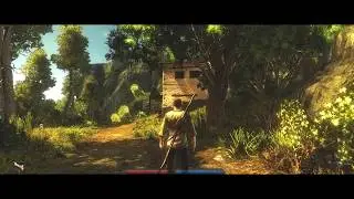 Risen 1 with Reshade Shaders: qUINT_RT (GI), MXAO, Sharpen and Colorfulness - Comparison