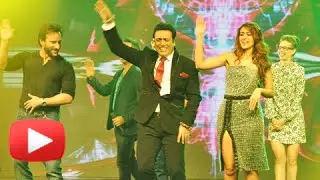 Govinda Dances With Saif Ali Khan, Illeana D'Cruz And Kalki Koechlin | Happy Ending Music Launch