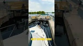 Going through Lift Lock 45 - Port Severn on the Trent-Severn Waterway | Knot Normal Living