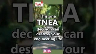 This one TNEA decision can destroy your engineering life. #careerguidance #gowithpassion #career