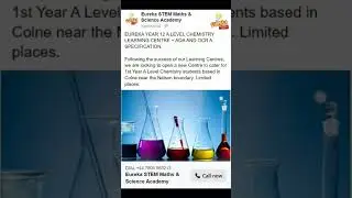 A Level Chemistry Tuition / Study Support