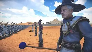 Cleopatra's Army vs Medieval Mages Army - UEBS 2