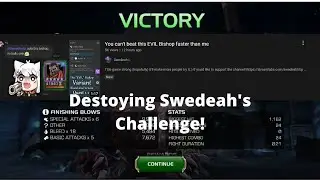 Swedeah Challenged Me... | Fastest 'Evil Bishop' Solo | Marvel Contest Of Champions