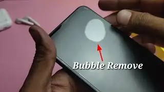 Matte Glass Bubble Remove.