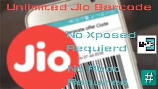 Unlimited Jio barcode Without root Or xposed