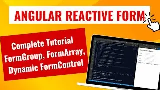 Angular Reactive Forms Complete Tutorial | FormGroup, FormControl, FormArray Explained | @vslogs