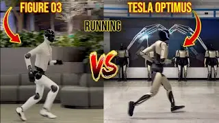 Figure 03 vs Tesla Optimus &mdash; The First Real Humanoid Robot Running Battle