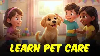 Pet Care Made Easy 🐶 | Learn with a Fun Kids Poem