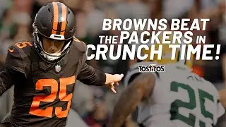 Relive the Browns' 13-10 comeback win over the Packers | Crunch Time