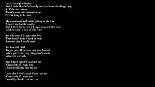 &lsquo;untitled&rsquo; by rex orange county, but i&rsquo;m singing it to you over the phone after our breakup