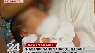 Inabandonang sanggol, nasagip sa   bisperas ng bagong taon