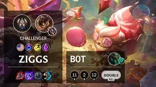 Ziggs Bot vs Twitch - NA Challenger Patch 10.12
