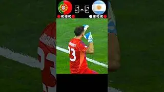Portugal vs Argentina World Cup 2026 🤯 penalty shootout 💥🥅