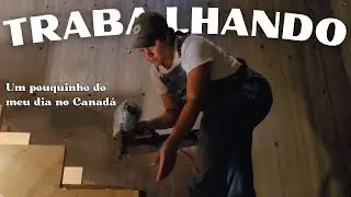Terminando as escadas - Mulheres na construção - Canadá - Trilha pertinho de casa Vernon BC