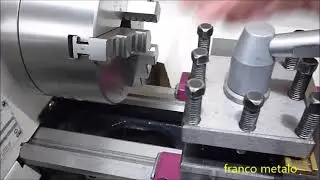 vis trainard sur tour &agrave; m&eacute;taux