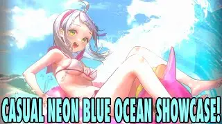 CASUAL Neon Blue Ocean PVP SHOWCASE! 🔫 THIS Neon Unit is NOT GOOD! 👎 [GODDESS OF VICTORY NIKKE]