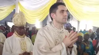 Procession Of The Priests In Onitsha Archdiocese With The Papal Nuncio