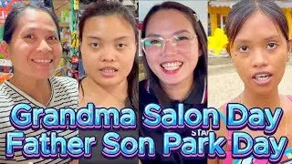 Filipina Grandmas Salon & Father Son Park Day & Hardware! OFF GRID ISLAND FAMILY PHILIPPINES LIVING