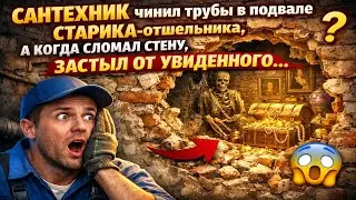 САНТЕХНИК ЧИНИЛ ТРУБЫ В ПОДВАЛЕ СТАРИКА ОТШЕЛЬНИКА, А КОГДА СЛОМАЛ СТЕНУ, ЗАСТЫЛ ОТ УВИДЕННОГО