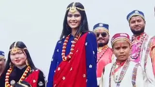 Miss Universe Nepal Anshika Sharma representing diverse cultural of Nepal/ Must watch video