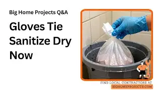 Wet Liner Removal Protocol Gloves Tie Sanitize Dry