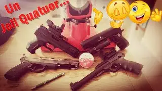 JSB RS Diabolo - Beeman P17, Zasdar LP400, Buckmark URX & Gamo PR-45 - Test &agrave; 10m