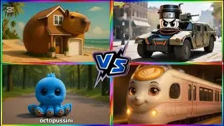 BRAINROT HOUSE 🆚 BRAINROT but METRO Animals  🆚  BRAINROT EXTINCTION - 🎶 Tiles Hop EDM Rush