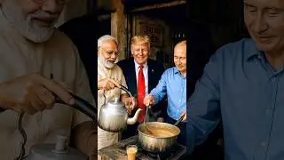 Modi, Trump & Putin Make Chai At A Gujarat Tapri 🤪🤘