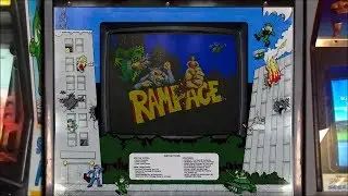 Rampage - Realistic Arcade Bezel For Mame (Updated)