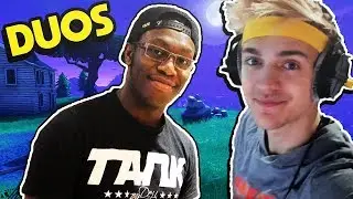 NINJA  PLAYS DUOS WITH COMEDYSHORTSGAMER - Fortnite Best & Funny Moments (NINJA DUOS)