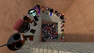 Nightmare Sprunki Nextbot Chase me in Maze Gmod !
