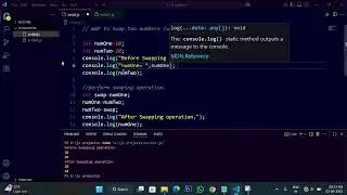 Swapping of Two Numbers in JavaScript | Beginner Coding Tutorial