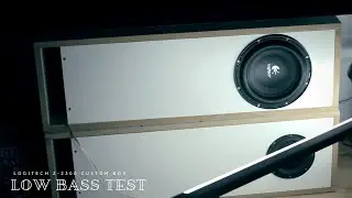LOGITECH Z-2300 CUSTOM BOX ULTRA EXTREME LOW BASS TEST SUBWOOFER FLEX (PL) 4K 2021