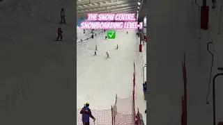 Snowboarding/Skiing lesson @TheSnowCentreHH #indoor #snowboarding #skiing #lesson #level1 #shorts