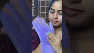Silicon Hand Gloves for Kitchen Dishwashing and Car washing, cloths #silicone #handgloves #kitchen