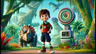 A Dinosaur Adventure! Bravery and Curiosity Story for Kids