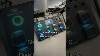 Introducing my Sheeran Looper X. I've waited years for something like this to come out. #looppedal