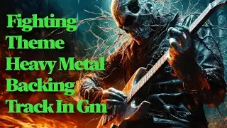 Fighting Theme Heavy Metal Backing Track in G minor