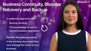 Business Continuity Data Backup and Recovery AI Video Generator Matrix IT