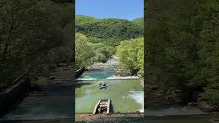 Mountain sports in the river #river #mountain #mountainsports #nature #shorts