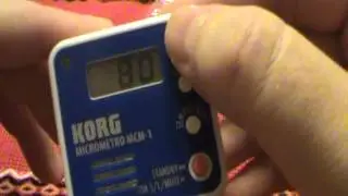 Unboxing and demo of Korg Micrometro MCM-1 metronome