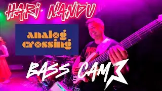 Hari Nandu plays bass with @analogcrossing at Drom NYC! VGM with @Foderaguitars Monarch 5 bass