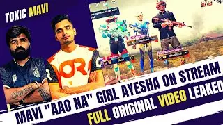 Mavi aao na Girl Ayesha Original clip Leaked | Mavi Ghatak livestream with 