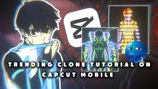 Trending Clone Tutorial On Capcut Mobile || How To Create Clones In Capcut Mobile 🔥