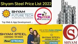 Latest shyam steel tmt bar price today #steel #tmtbar #shyam steel #tmtnews #steelprice  #sariya