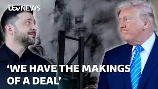 WATCH Donald Trump and Volodymyr Zelenskyy give update on Ukraine peace negotiations | ITV News