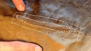 Making Gear Last - Patching a Hole in Cotton/Canvas Material