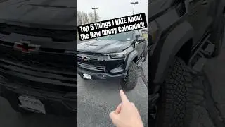 Top 5 WORST things about the New Chevrolet Colorado!!! ZR2 Problems #chevy #2025 #shorts