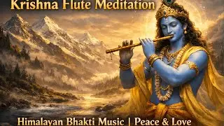 Krishna Flute🪈🦚❤️ Himalayan Bhakti Music|Instrumental Peaceful Meditation Music